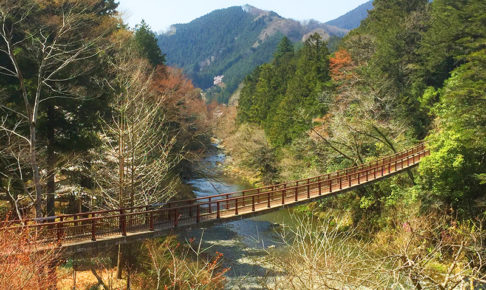 秋川渓谷 瀬音の湯&石舟橋で自然を感じる半日おでかけプラン